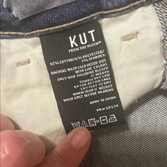Kut from the Kloth straight leg jeans size 4 - Picture 3 of 4